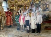 Выступление учеников Воскресной школы при храме Живоначальной Троицы в Остафьеве