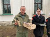 Торжественная передача военных реликвий в музей Воскресной школы